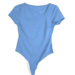 Cupshe Ailyn Rib Asymmetrical bodysuit